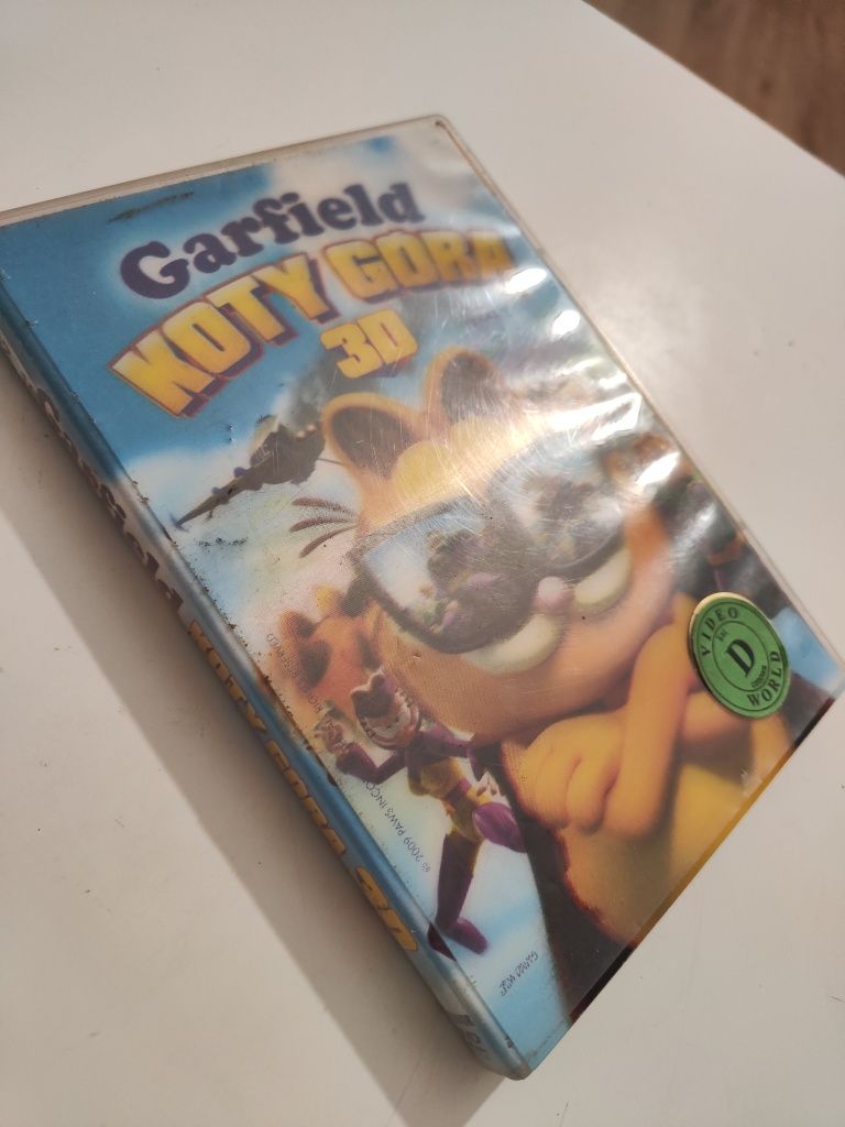 Garfield Koty górą 3D - płyta DVD bajka