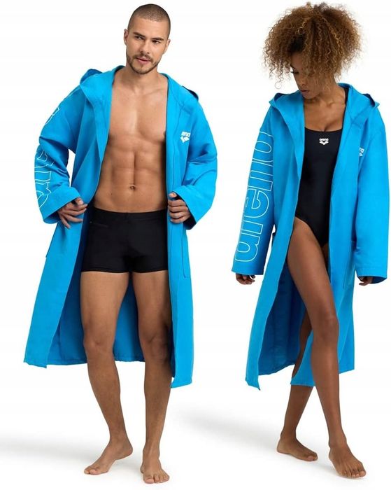 ARENA Szlafrok Uniseks Zeal Plus r. L niebieski