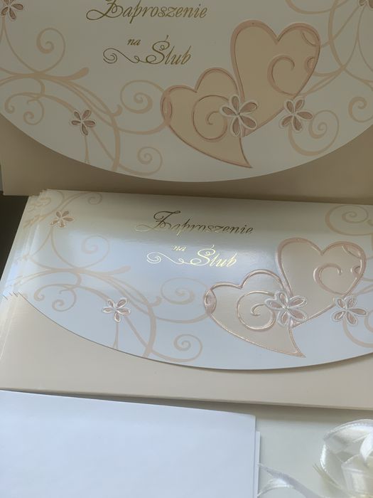 Zaproszenia na Ślub + Przypinki Weselne