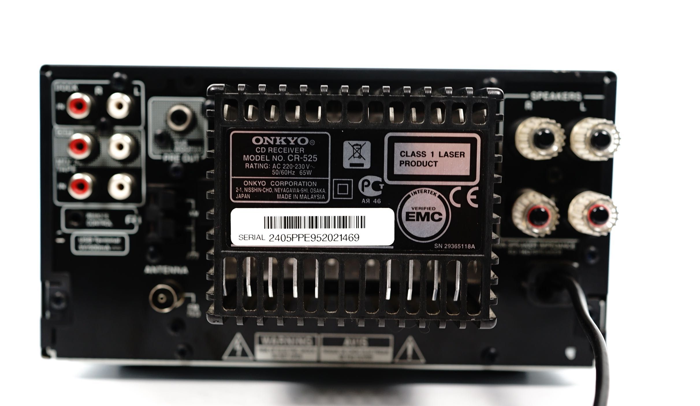 Amplituner wieża Hi-Fi Stereo ONKYO CR-525 Mp3 USB CD Tuner RDS