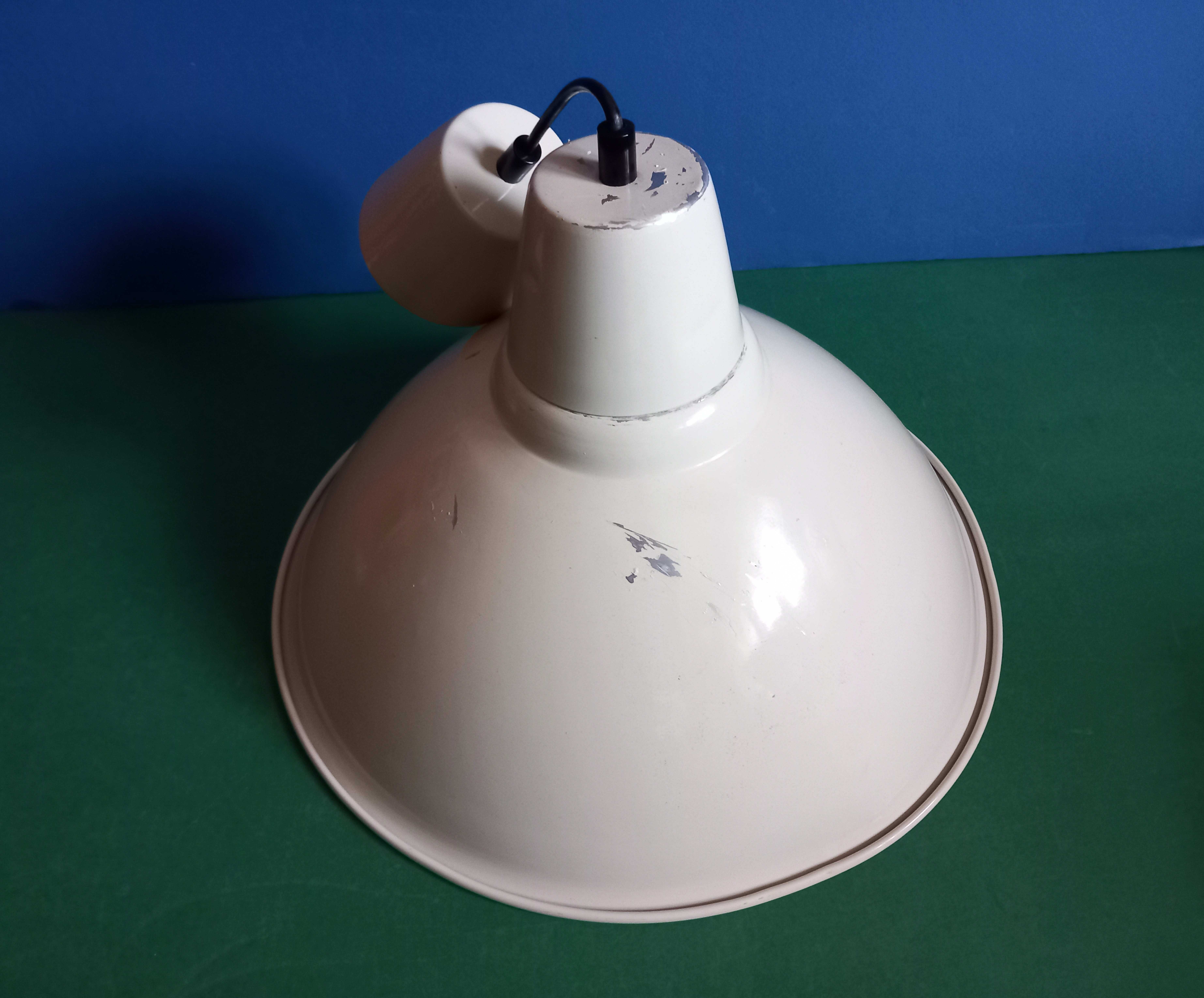 Oprawa metalowa Lampa wisząca IKEA kremowa śr. 38cm