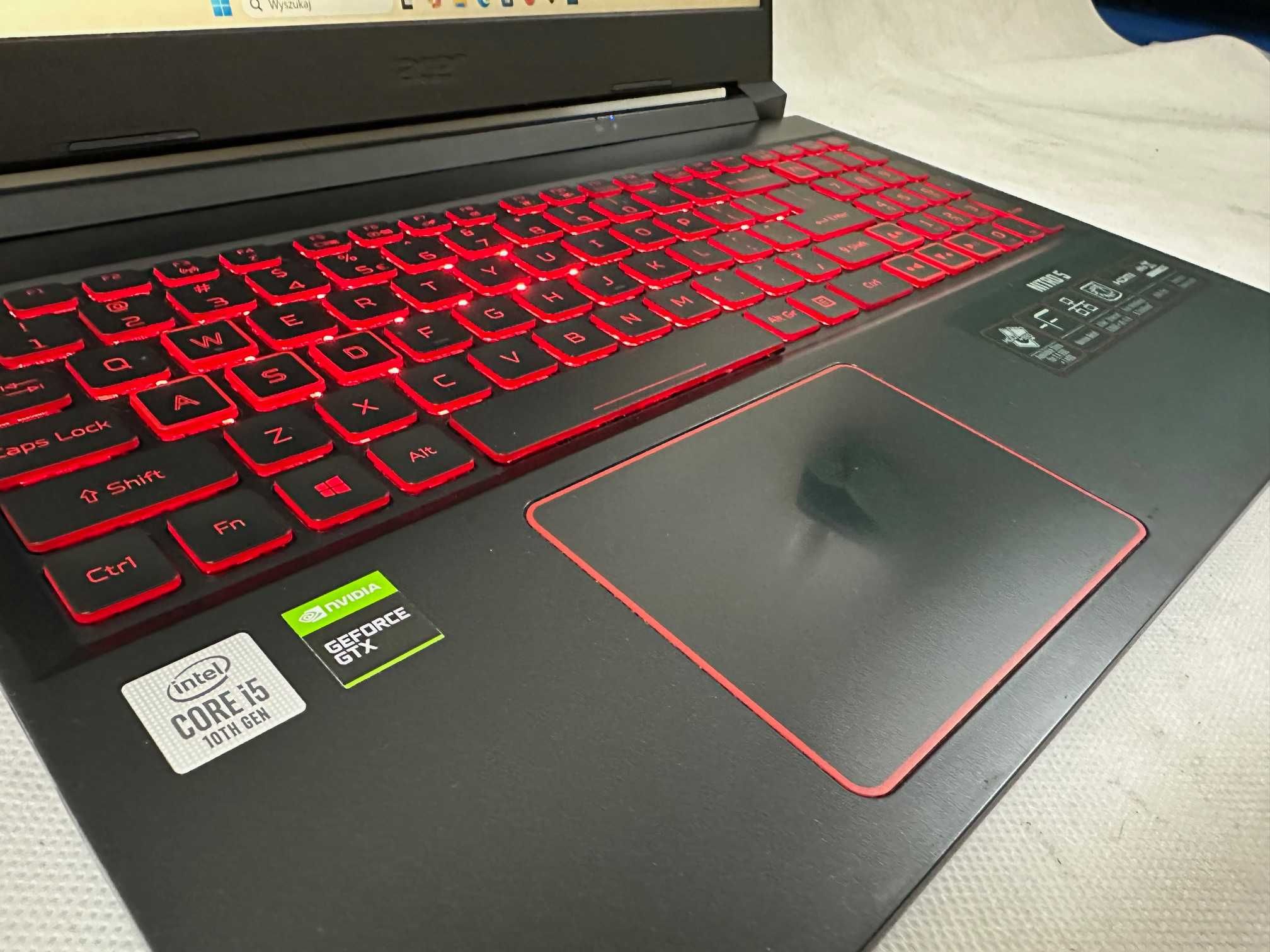 Laptop Gamingowy ACER Nitro AN515-55  - Core i5, RAM32gb, GTX1650, SSD