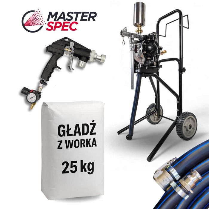 Agregat do gładzi i tynków - natrysk gładzi z worka! Producent