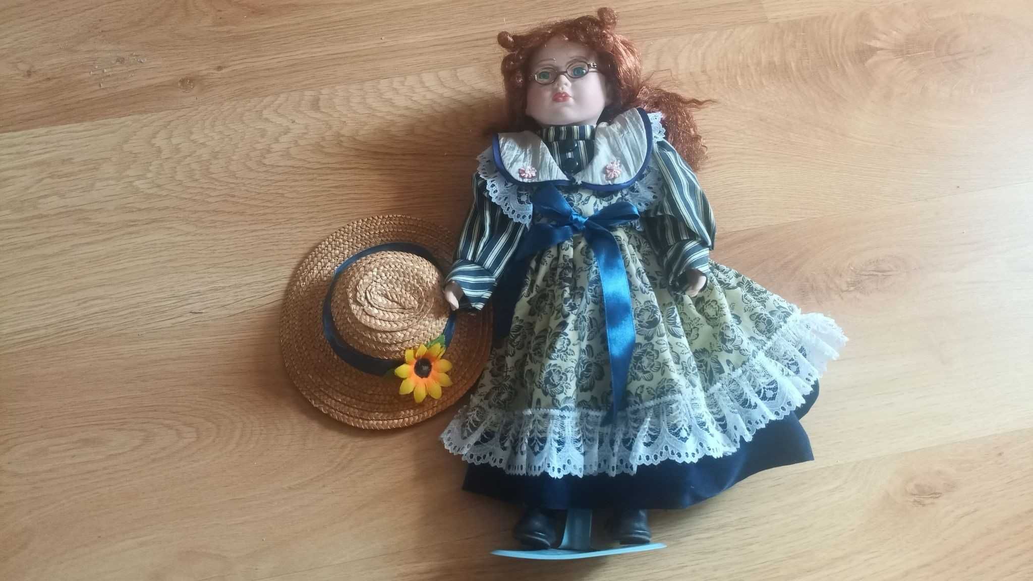 Porcelanowa lalka ceramiczna wiktoriańska z ceramiki dla dziewczynek