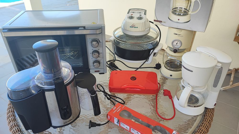 Electrodomésticos vários para cozinha