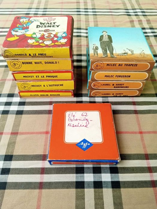 8mm: Walt Disney Donald Mickey Pluto / Buster Keaton / Laurel & Hardy