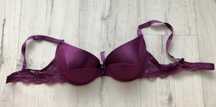 Fioletowy stanik biustonosz push up 80B