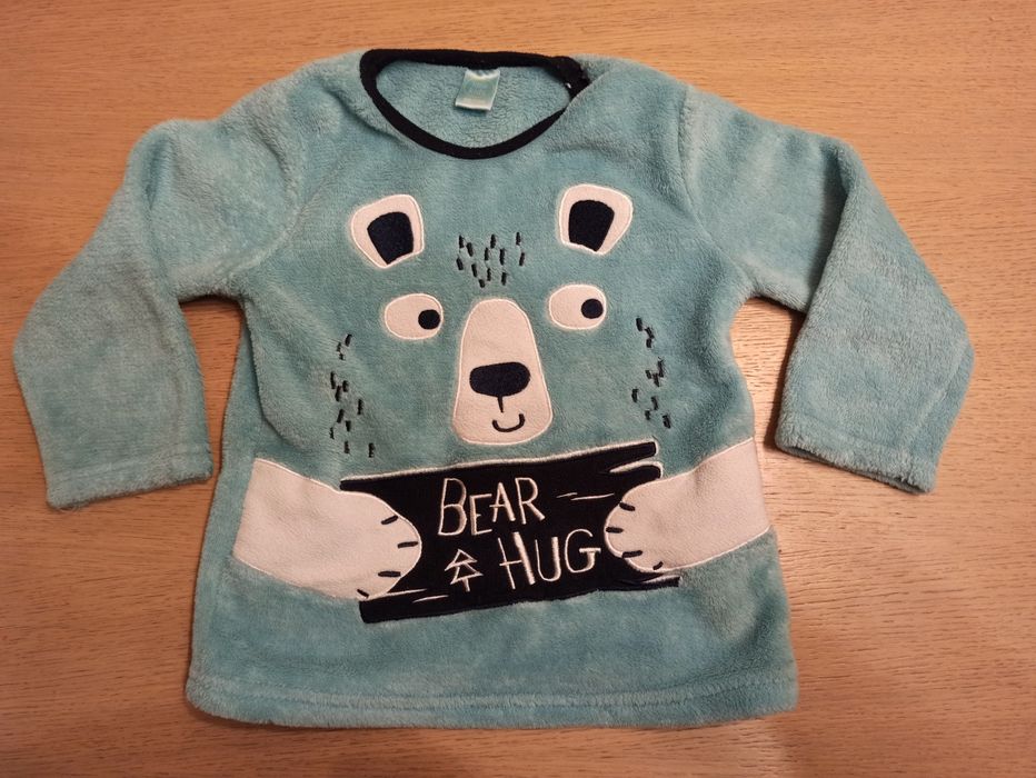 Sweterek polarowy z misiem