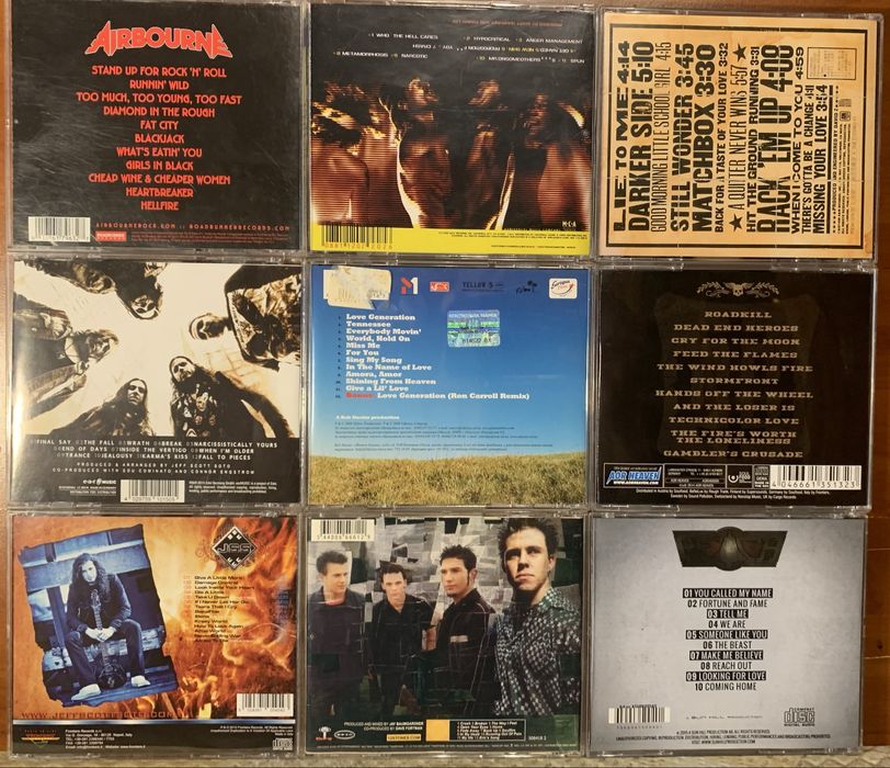 Музика на CD (rock,metal)