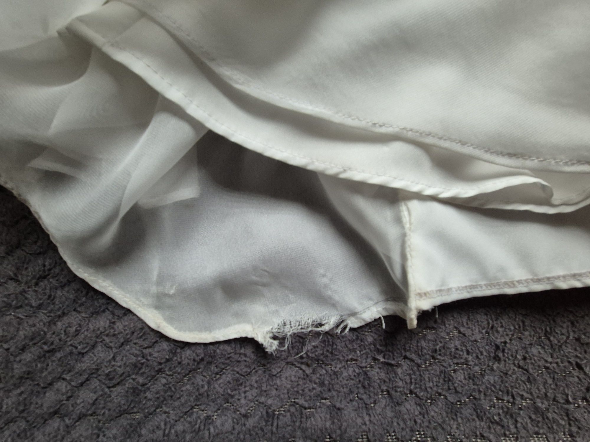 Suknia ślubna boho S ivory,śmietanka, ecru