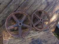 Stare koła żeliwne pięcioramienne 30 cm industrial