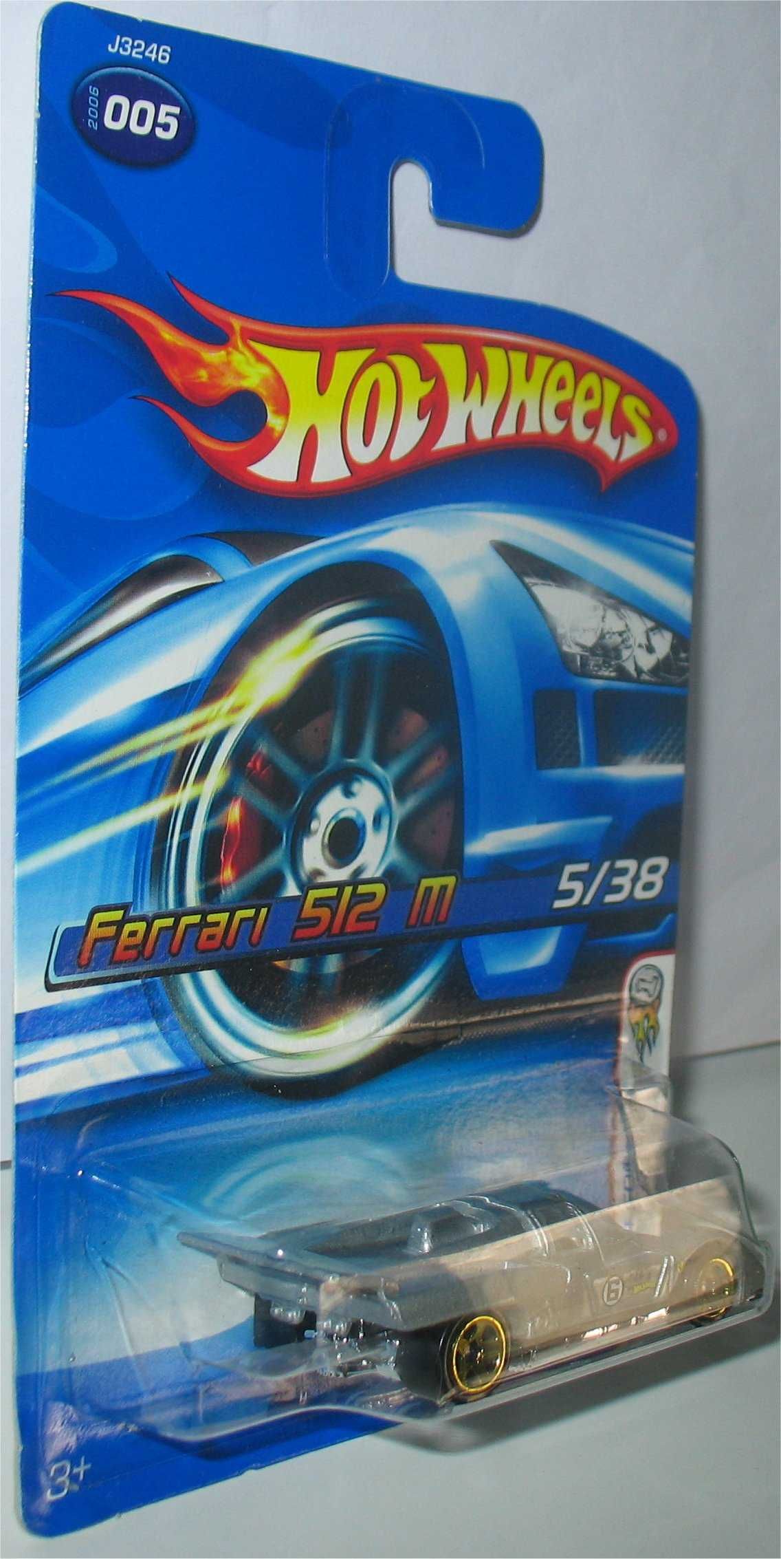 Hot Wheels - Ferrari 512M (cinzento - 2006)