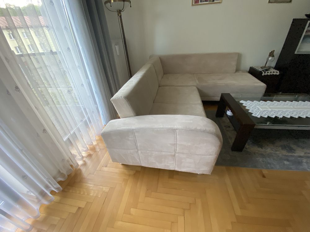 Narożnik, rogówka z funkcją spania, stan bdb