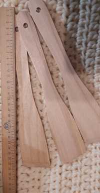 Дерев'яна універсальна лопаточка, кухонна лопатка для посуди