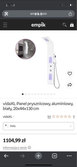 Deszczownica z podświetleniem