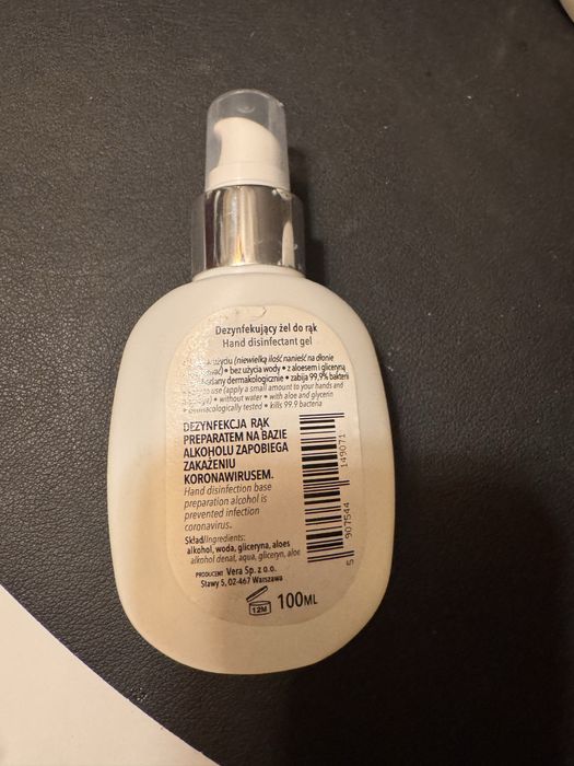 Antybakteryjne żele płyny do rąk do dezynfekcji 100 ml