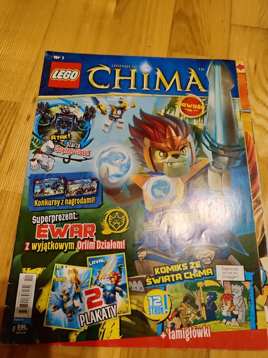 4 gazetki LEGO Chima, 2014, 2015