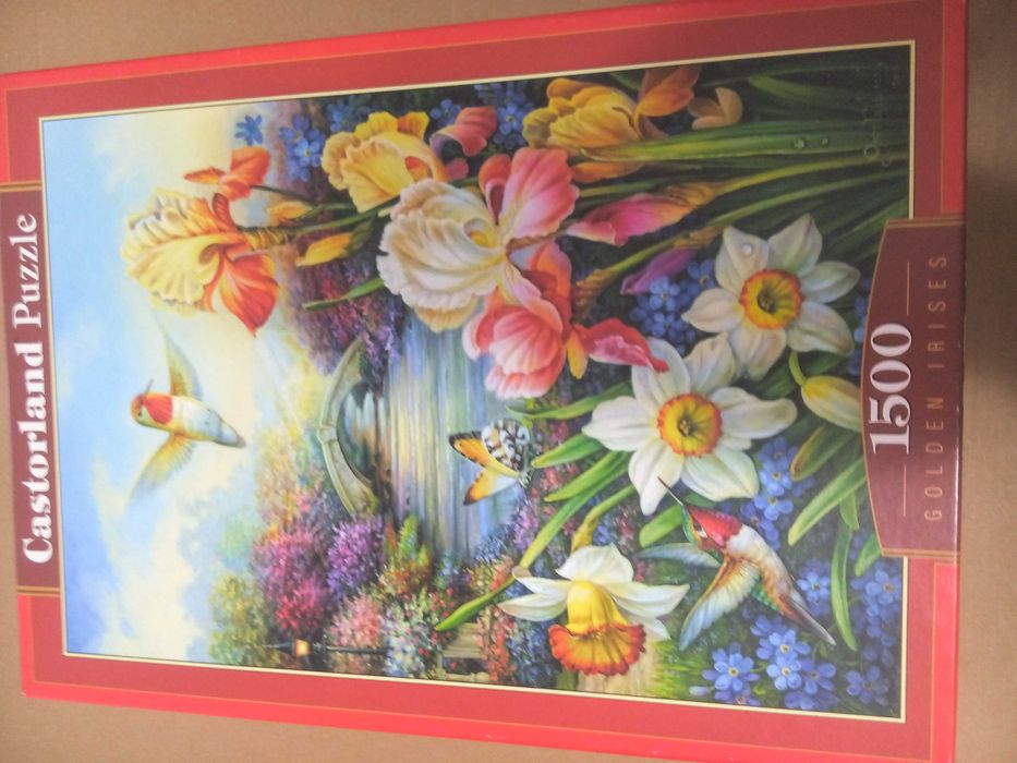 Пазл 1500 Золотые ирисы /обмен/