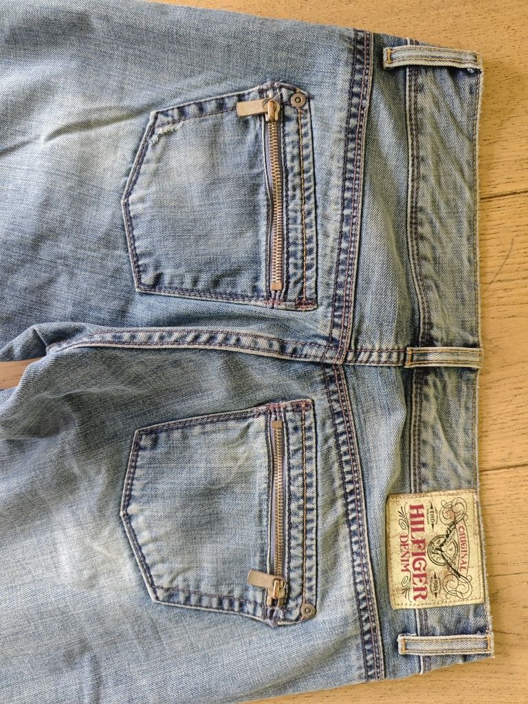 Spodnie jeansowe Tommy Hilfiger 28/32 prosta nogawka