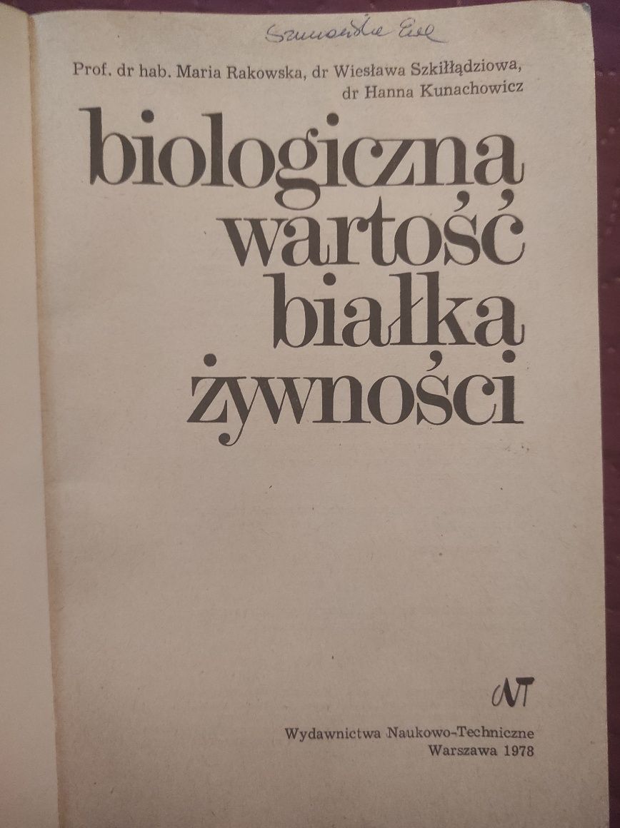 Biologiczna wartość białka żywności