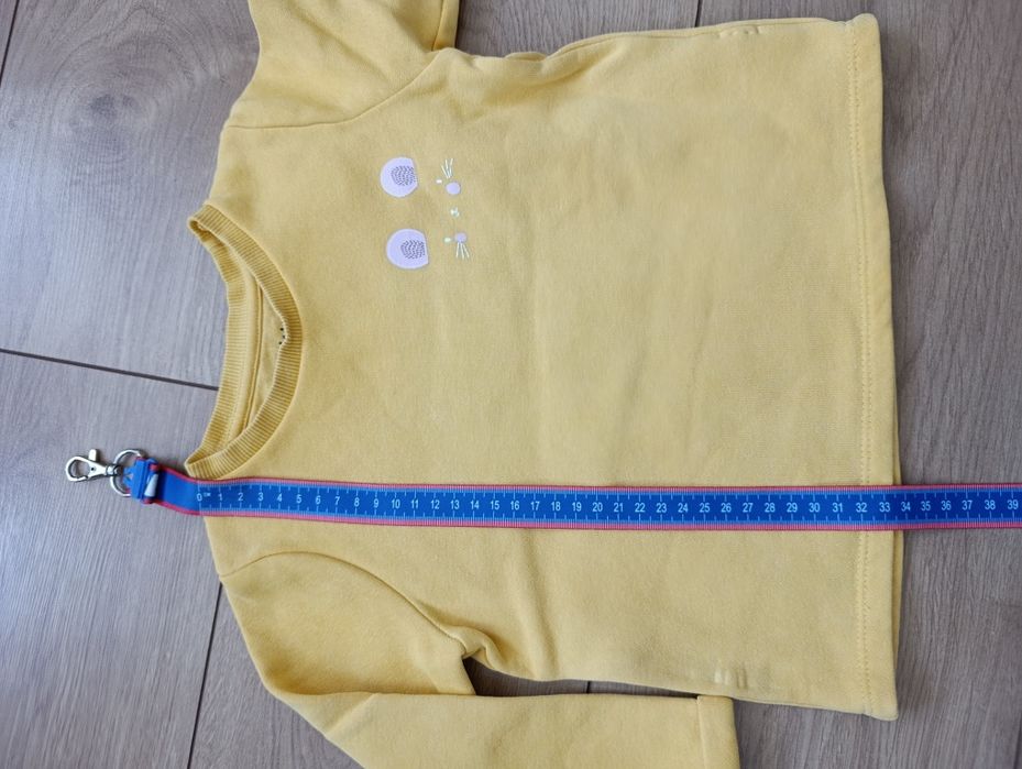 Żółta bluza dla dziewczynki