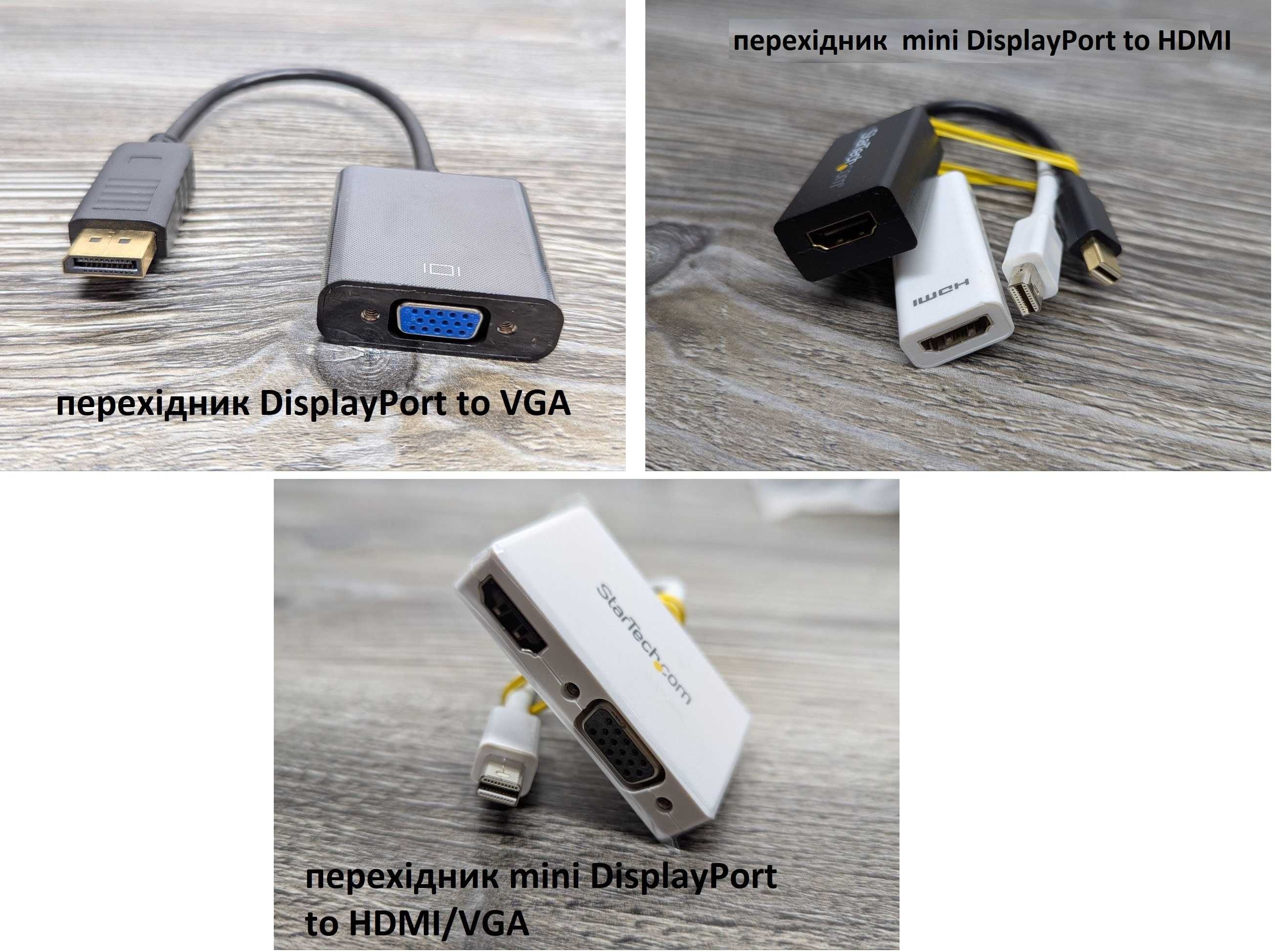 Оригінальний кабель HDMI to HDMI/ Display Port to HDMI/ USB - TypeC