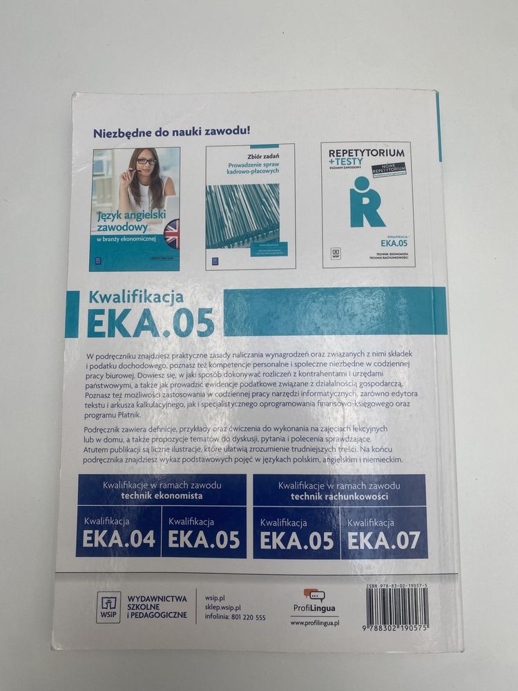 Podręcznik do nauki zawodu EKA.05 WSiP część 2