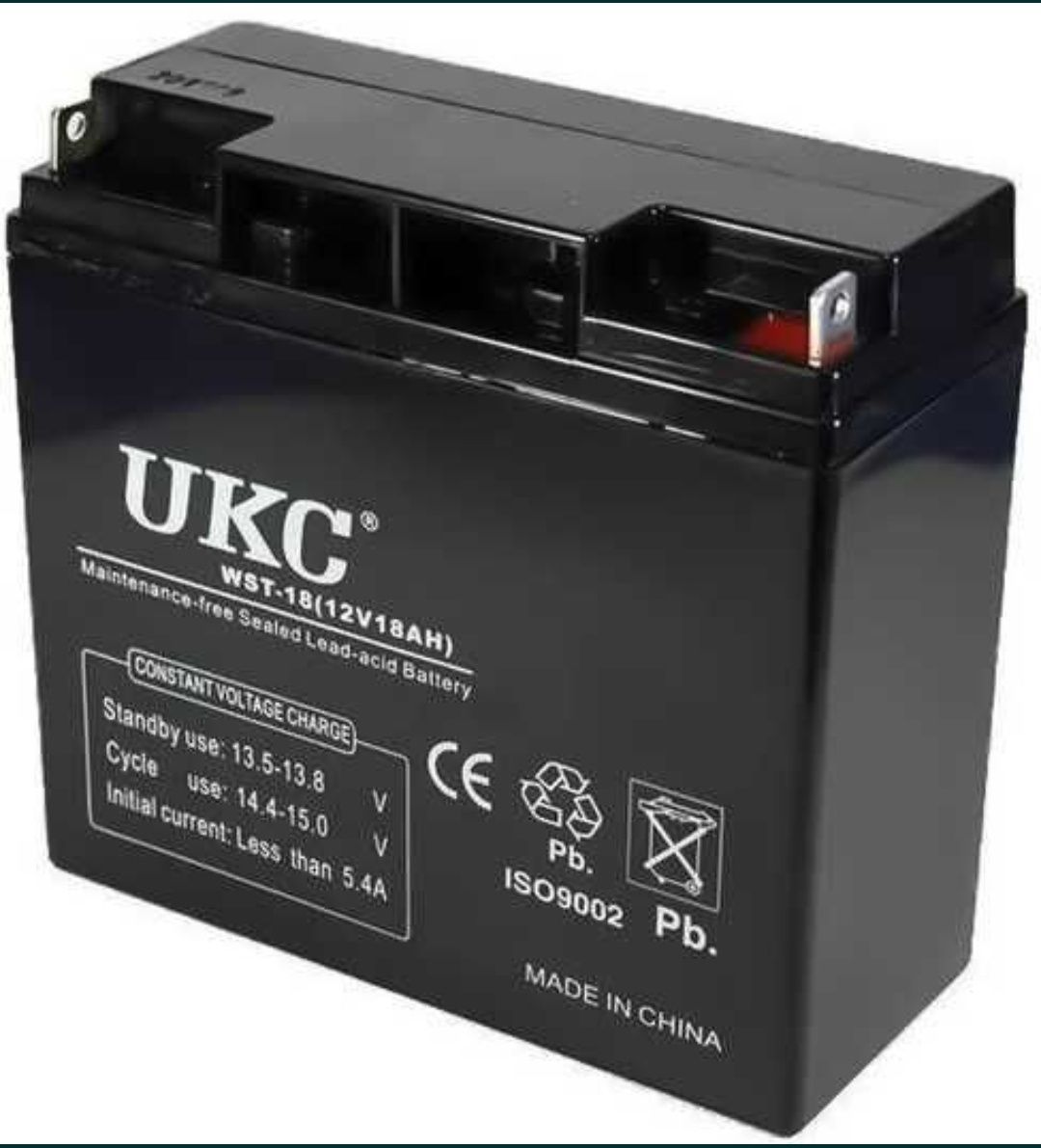 Аккумулятор батарея UKC 12V 7Ah 9Ah 12Ah 18Ah 100Ah 120Ah 150Ah