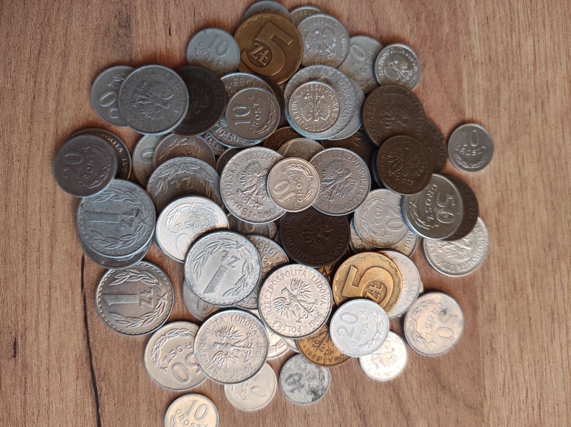 Stare banknoty PRL monety