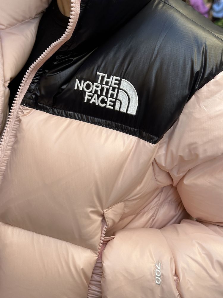 Жіночий короткий пуховик The North Face Nuptse Short Jacket рожевий