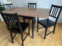 Stół rozkladany IKEA +4 Krzesła