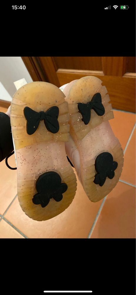 Botas da minnie mousse 32