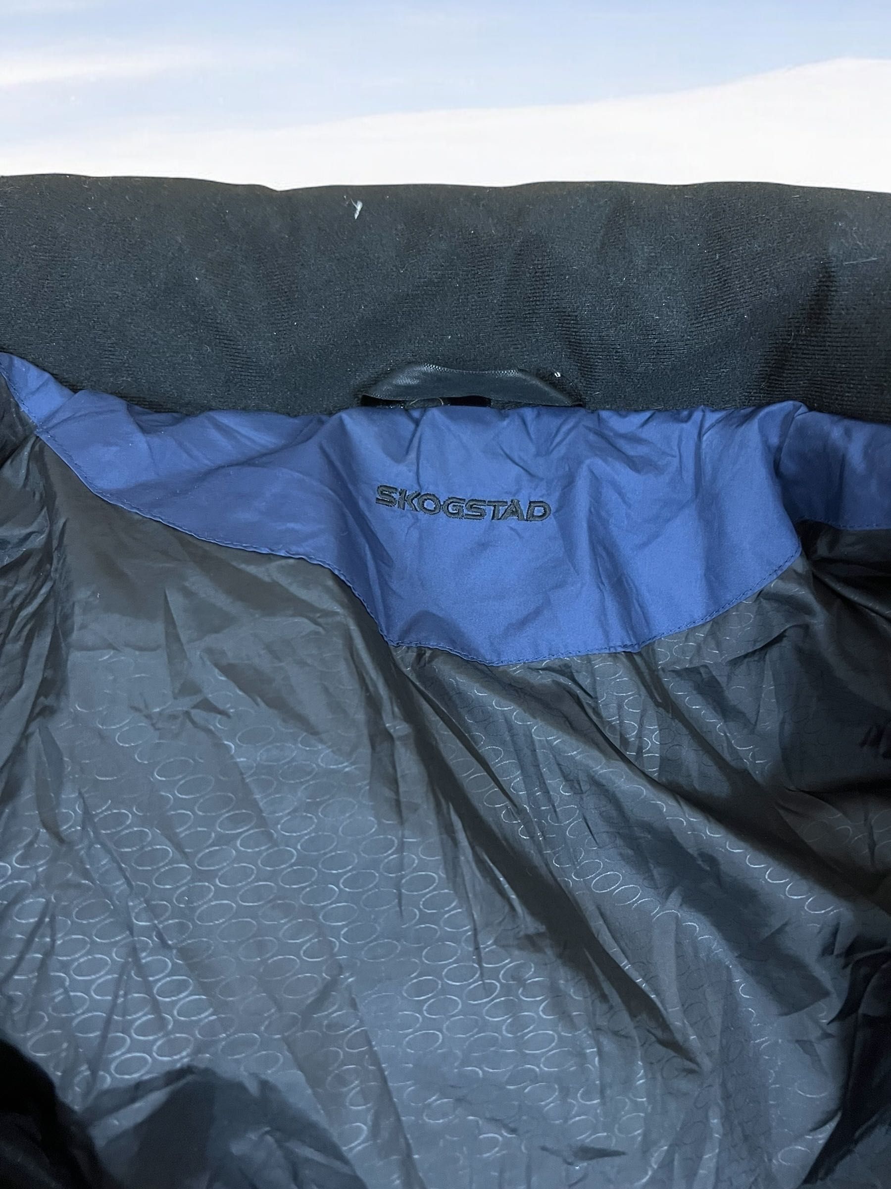 Skogstad roz. XXL damska granatowa parka puchowa