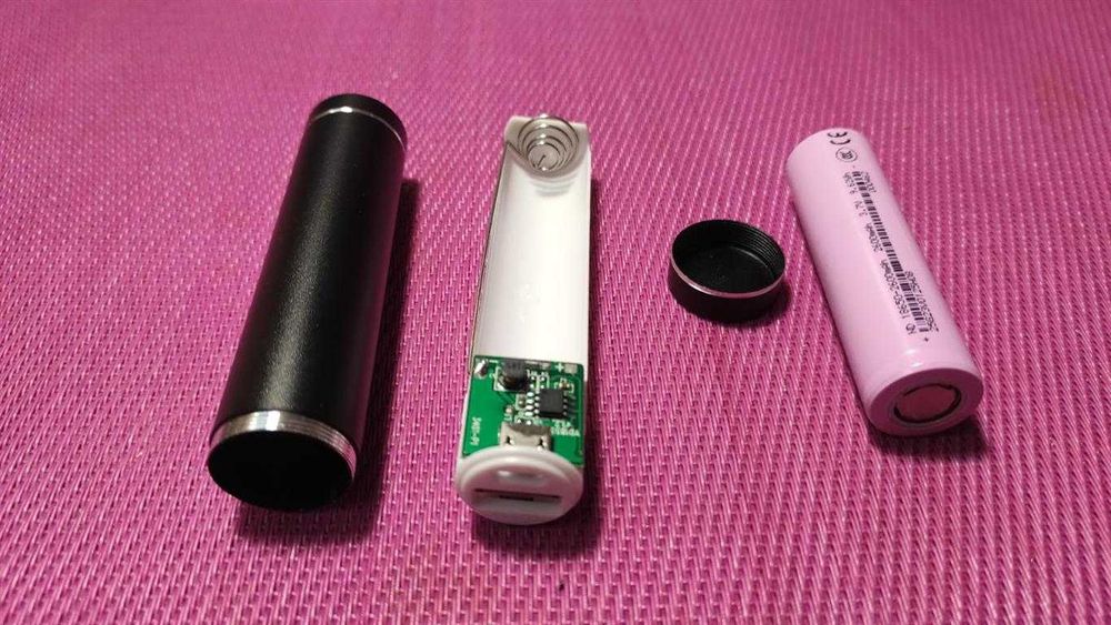 Корпус Power Bank (повербанк), DIY KIT 1×18650, алюминий