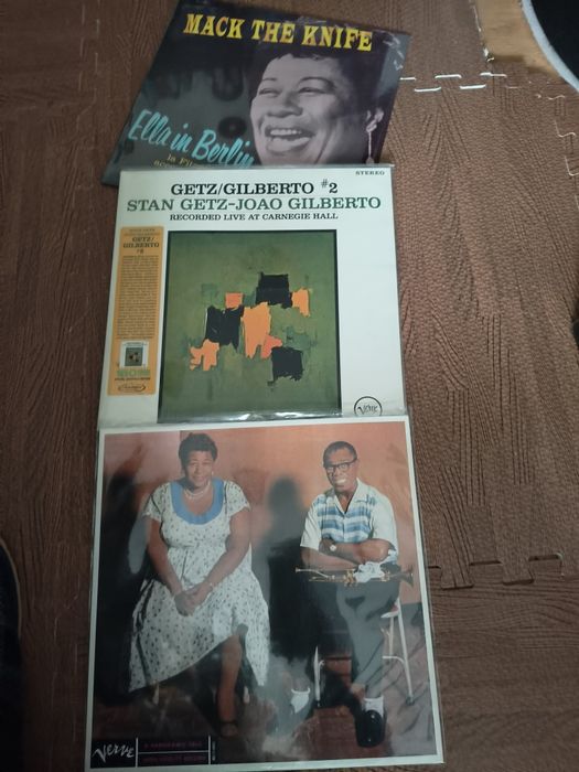 Ella and Louis edição Verve
Stan Getz edição Verve
Ella Fitzgerald edi