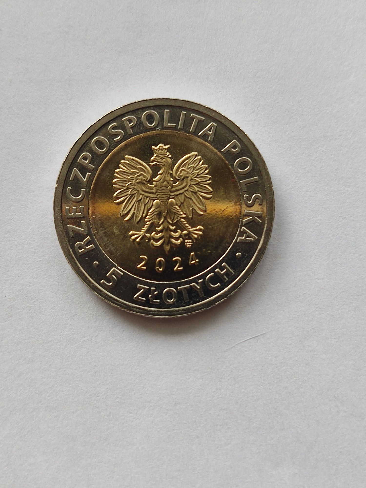 Moneta 5zł. 2024r.
