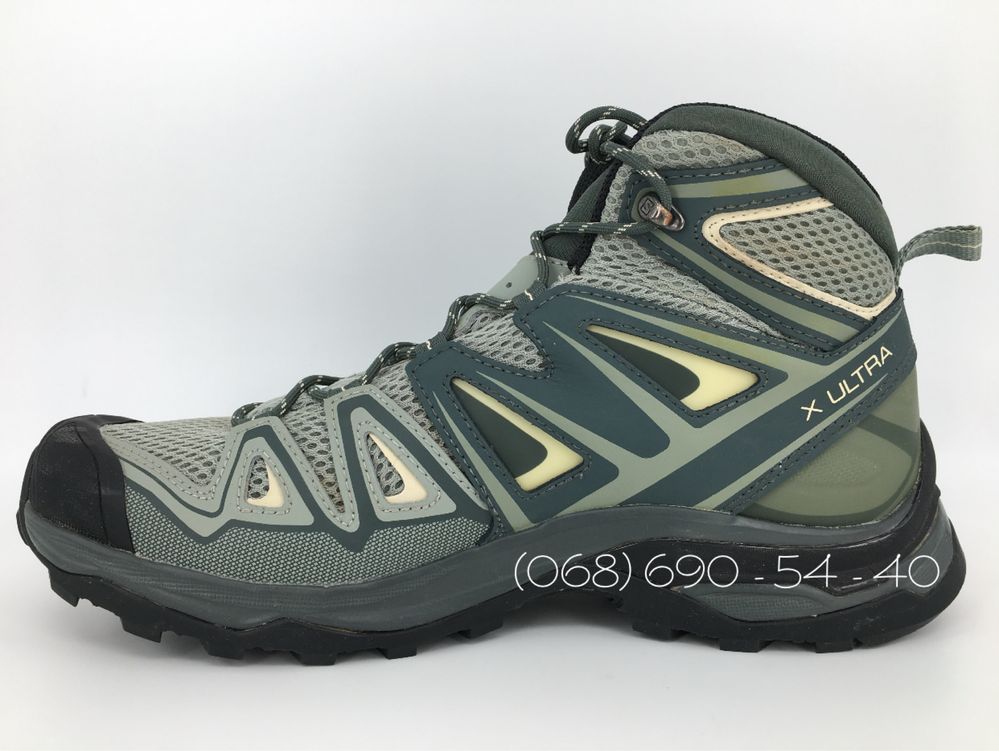Мужские кожаные летние ботинки берцы SALOMON X Ultra 3 aero 42 2/3 ор.