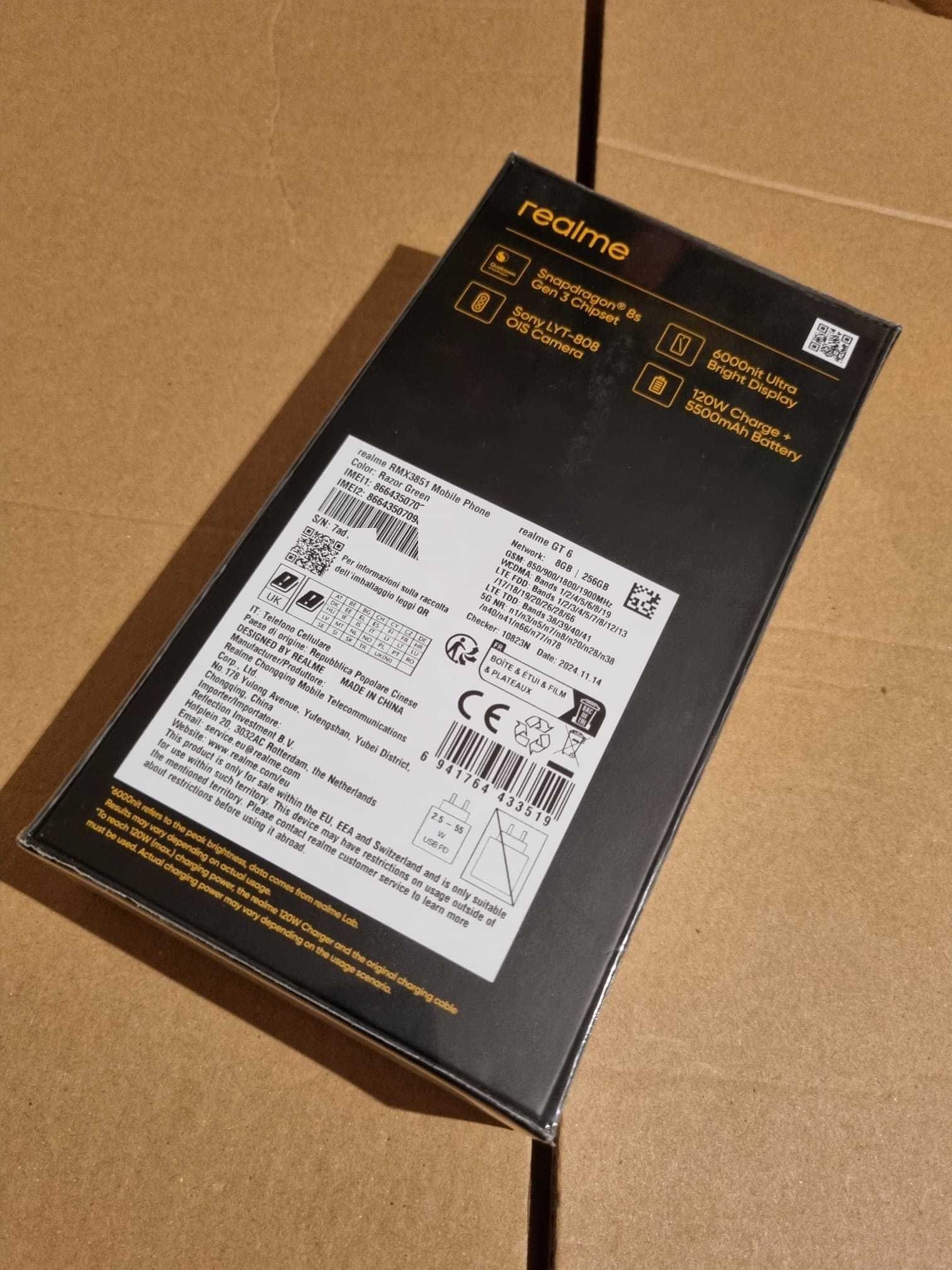 Realme GT 6 5G 8GB/256GB Razor Green