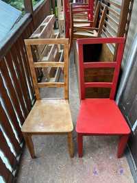 Krzesła klasyczne drewniane w trzech kolorach