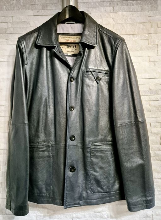 Z216 - Kurtka skórzana Marlboro MCS - rozmiar L - stan idealny