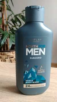 Oriflame North For Men Subzero żel do mycia ciała i włosów dla mężczyz