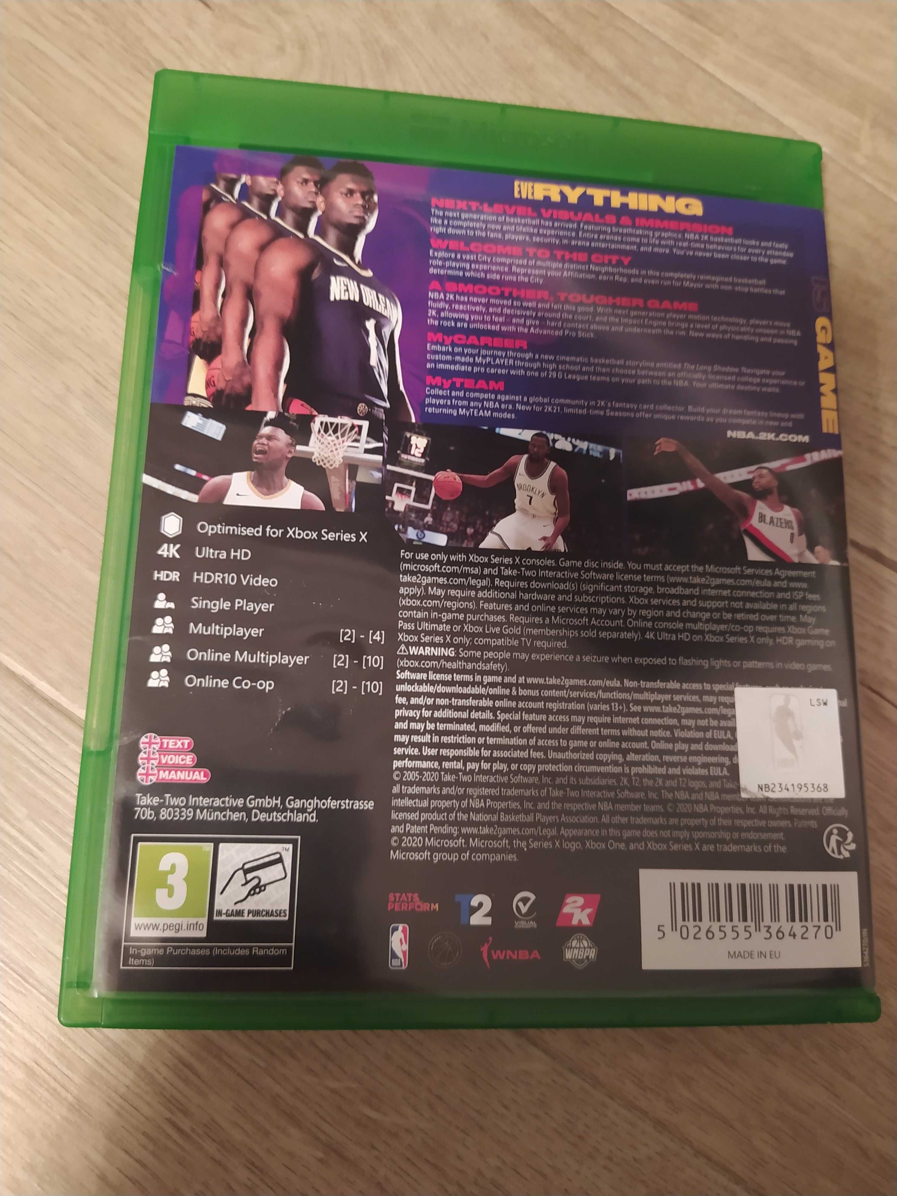 NBA 2k21 xbox series x