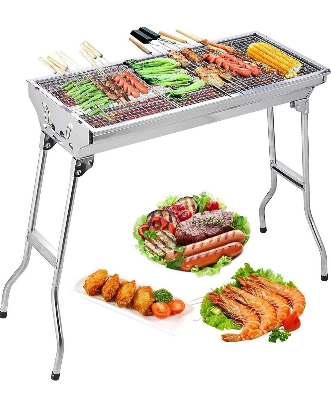 Przenośny/ składany grill węglowy