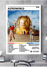 3 plakaty Astroworld Travis Scott