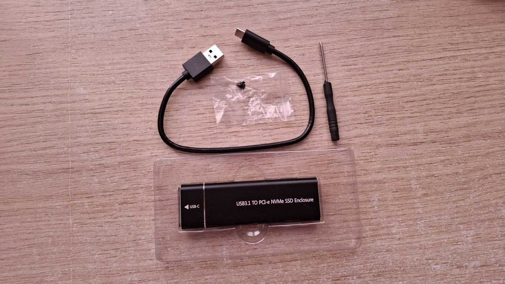 Внешний карман m.2 NVME PCIE SSD USB 3.1 Type-C