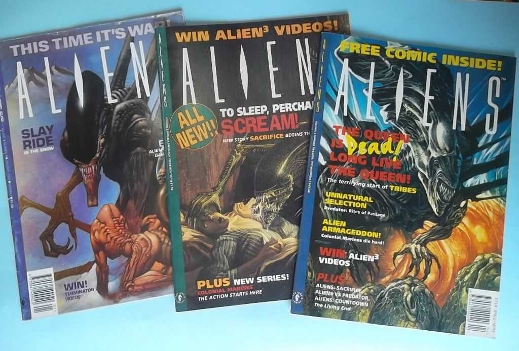 ALIENS (Magazine UK) , Volumes 1&2 , Dark Horse International.