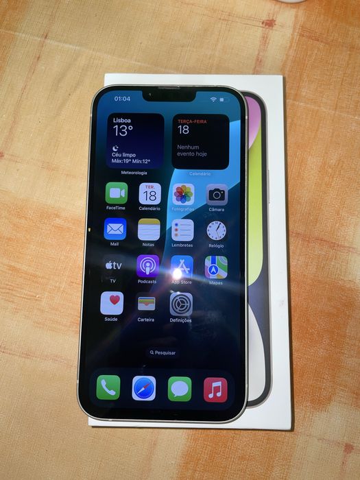 Iphone 14 plus branco como novo