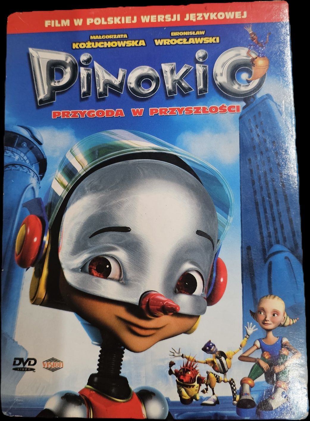 Pinokio przygoda w przyszłości film animowany dvd dla dzieci