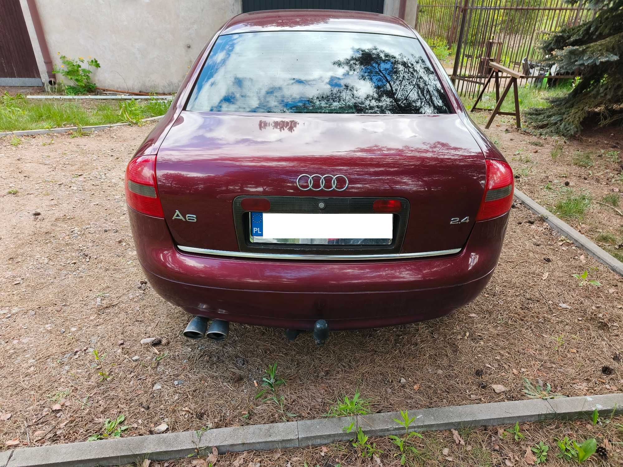 Sprzedam Audi A6 C5 2.4 z gazem, doinwestowany,  długie opłaty.