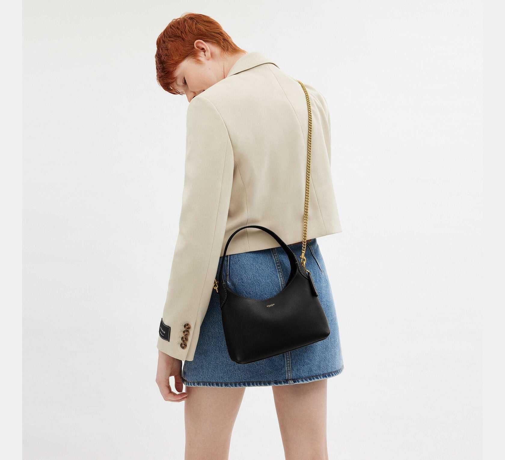 Сумка Coach Brooklyn Shoulder Bag 23 Black